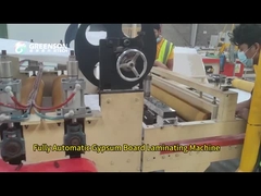 ৫৯৫*৫৯৫ অথবা ৬০৩*৬০৩ পিভিসি ফিল্ম - কভারেড জিপস সিলিং বোর্ড উৎপাদন লাইন