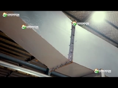 শব্দ শোষণকারী খনিজ ফাইবার বোর্ড উত্পাদন সরঞ্জাম অভ্যন্তর প্রসাধন জন্য