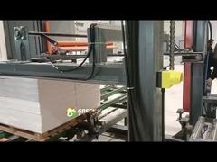 পুরো জিপসাম সিলিং বোর্ডের স্তূপের জন্য মোড়ানো প্রক্রিয়া