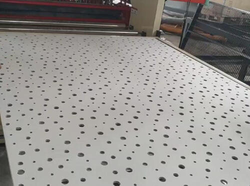 সর্বশেষ কোম্পানি ব্লগ সম্পর্কে Automatic Gypsum Board Punching Machine for Small Business | Servo Gypsum Ceiling Tile Perforating Machinery