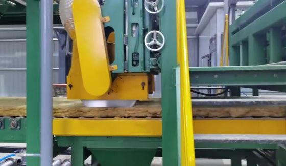 ভালো দাম পাথর উল উৎপাদন জন্য ডাবল-নাইফ ফ্লাইং করাত ক্রস কাটিং মেশিন অনলাইন