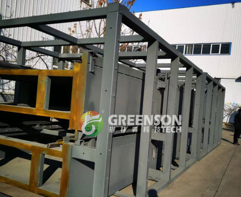 ভালো দাম দৈর্ঘ্য 1200mm-2400mm উৎপাদন লাইনের জন্য কাস্টমাইজড রক উল মেশিন অনলাইন