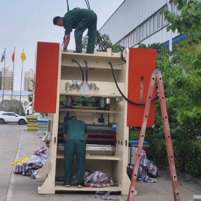 নীরব প্লাস্টার সিলিং টাইল জিপসাম বোর্ড হাইড্রোলিক প্রেস হোল ছিদ্রকারী মেশিন পাঞ্চিং মেশিন