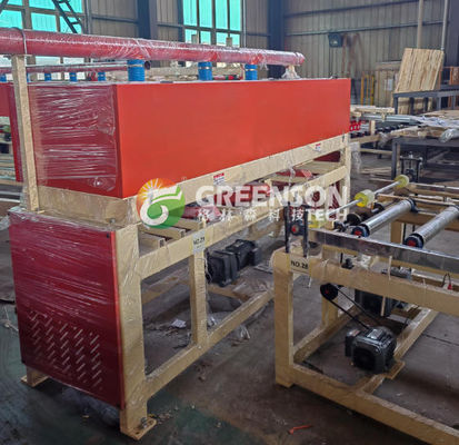 ভালো দাম পিএলসি নিয়ন্ত্রিত সম্পূর্ণ স্বয়ংক্রিয় ল্যামিনেটিং মেশিন 15m/min গতির সঙ্গে 2x2 পিভিসি জিপসাম সিলিং টাইলস জন্য অনলাইন