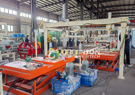 ভালো দাম Fully Automatic Lamination Machine for PVC Gypsum Ceiling Tiles with 380V Voltage 1300mm Max Laminating Width and 5-30mm Thickness অনলাইন