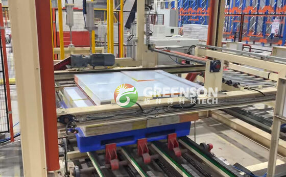 ভালো দাম 55kw পিভিসি ফিল্ম-কোটেড জিপসাম বোর্ড মেশিন, ১৩০০মিমি সর্বোচ্চ ল্যামিনেটিং প্রস্থ সহ, ২-৬ মিলিয়ন বর্গমিটার/বছর উৎপাদন ক্ষমতা অনলাইন