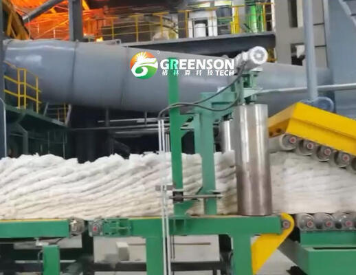 শিল্প গ্রেড উচ্চ ঘনত্ব রক উল বোর্ড উত্পাদন লাইন 80-200kg / m3 কাঁচামাল ঘনত্ব পিএলসি নিয়ন্ত্রণ সিস্টেম এবং 380V / 50Hz পাওয়ার সাপ্লাই সঙ্গে