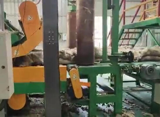 40 ~ 120 মিটার/মিনিট পরিবহন গতি এবং খনিজ উল বোর্ডের জন্য 600mm-2400mm প্রস্থ সহ 380V রক উল উত্পাদন লাইন