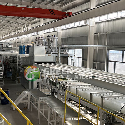 ভালো দাম ছাদ এবং দেয়াল অ্যাপ্লিকেশনে সহজ অপারেশনের জন্য উচ্চ-দক্ষতা পূর্ণ-স্বয়ংক্রিয় স্টোন উল স্যান্ডউইচ প্যানেল তৈরির মেশিন অনলাইন