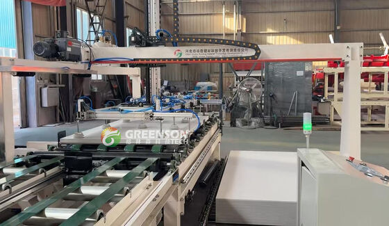 ভালো দাম Automatic Gypsum Board Strip Cutting Machine For 1200 Mm*2400 Mm Boards Dust Free Operation অনলাইন